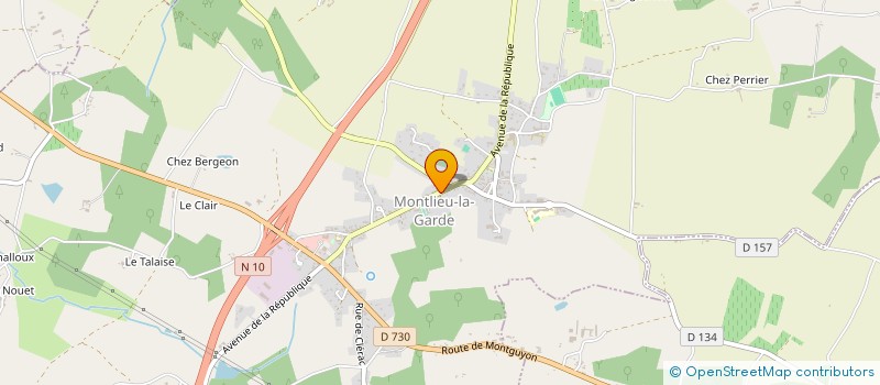 localisation de l'entreprise ASSOCIATION PRESENCE ET ACTION AUPRES DES DETENUS ET DE LEURS FAMILLES à MONTLIEU-LA-GARDE