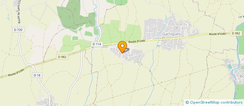 localisation de l'entreprise ASSOCIATION PRESERVONS ET VALORISONS SAINTE EULALIE  GARRIGUES-SAINTE-EULALIE