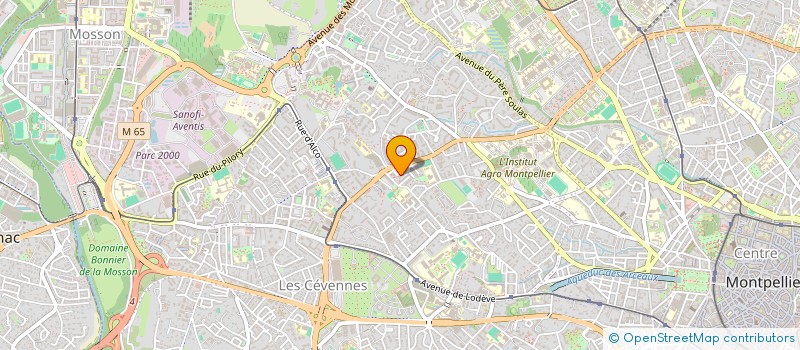 localisation de l'entreprise ASSOCIATION PRESTACLES PROD à MONTPELLIER