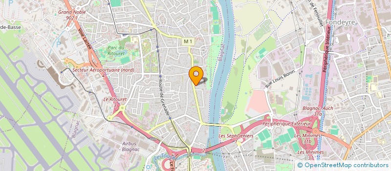 localisation de l'entreprise ASSOCIATION PRETRES ET MISSIONS à BLAGNAC