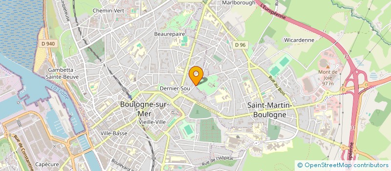 localisation de l'entreprise ASSOCIATION PREVACTION à BOULOGNE-SUR-MER