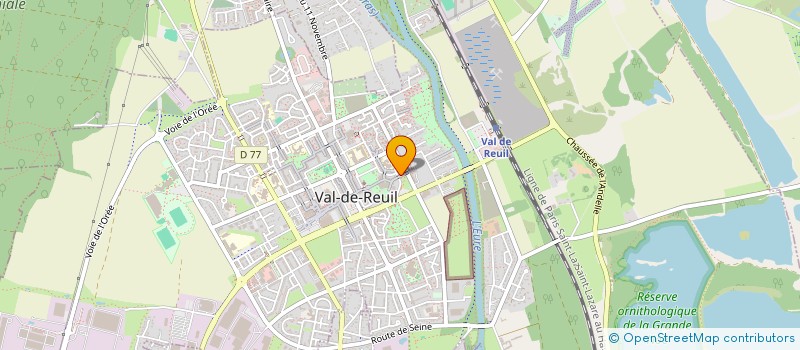 localisation de l'entreprise ASSOCIATION PREVENTION DELINQUANCE à VAL-DE-REUIL