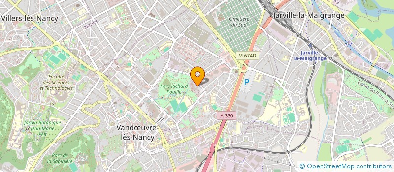 localisation de l'entreprise ASSOCIATION PREVENTION DETENTION  VANDUVRE-LES-NANCY