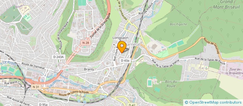 localisation de l'entreprise ASSOCIATION PREVENTION EST DE ROUEN à DARNETAL