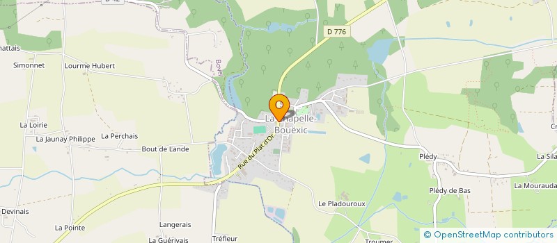 localisation de l'entreprise ASSOCIATION PREVENTION HORS PAIRS  LA CHAPELLE-BOUEXIC