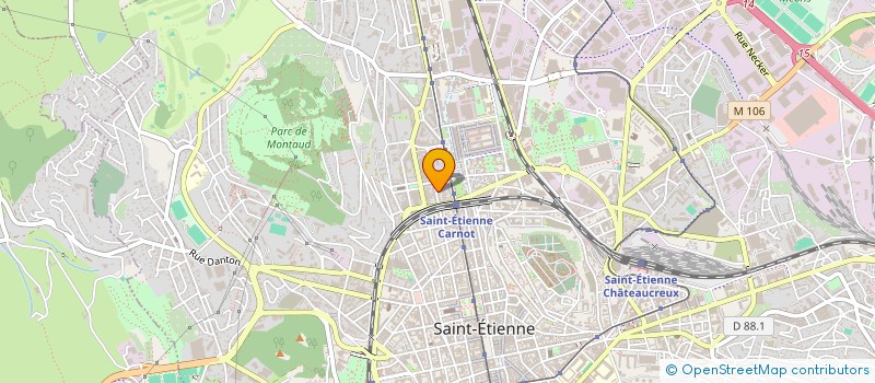 localisation de l'entreprise ASSOCIATION PREVENTION SOINS à SAINT-ETIENNE