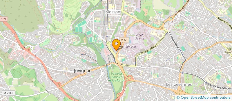 localisation de l'entreprise ASSOCIATION PRINTEMPS DES COEURS à MONTPELLIER