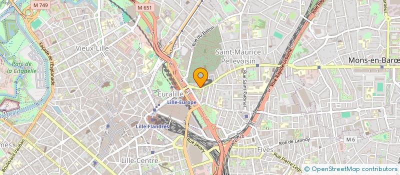 localisation de l'entreprise ASSOCIATION PRISMA à LILLE