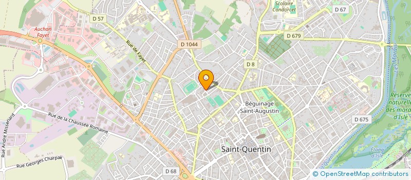 localisation de l'entreprise ASSOCIATION PRISME CREATION à SAINT-QUENTIN