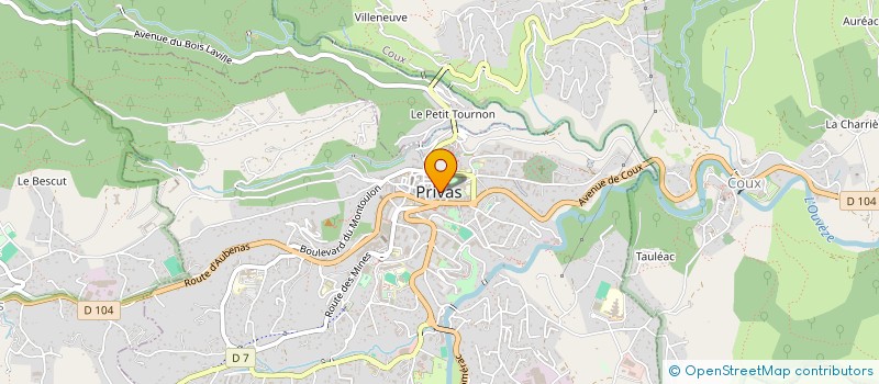 localisation de l'entreprise ASSOCIATION PRIVADOISE POUR L'UNION EUROPEENNE à PRIVAS