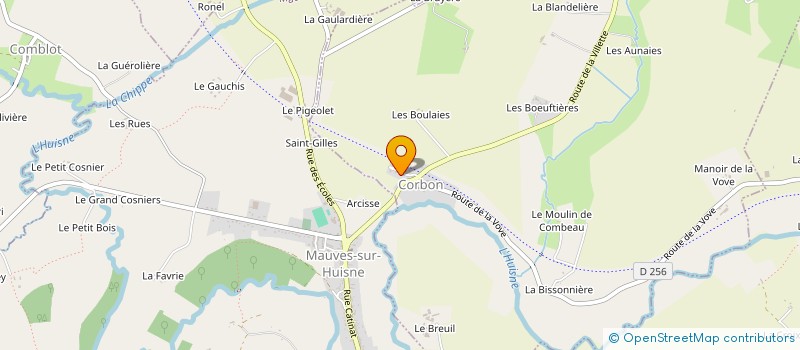 localisation de l'entreprise ASSOCIATION PRIVEE DE CHASSE LES AMIS DE LA FORET à CORBON