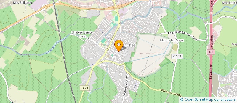 localisation de l'entreprise ASSOCIATION PRIVEE DE FORMATION PROFESSIONNELLE DES METIERS DE BOUCHE TE DE SERVICE APFP DES METIERS DE BOUCHE ET DE SER  CANOHES