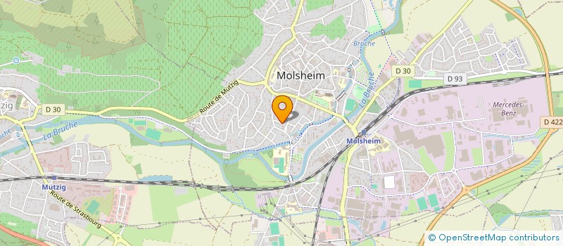 localisation de l'entreprise ASSOCIATION PRO LYRICA  MOLSHEIM