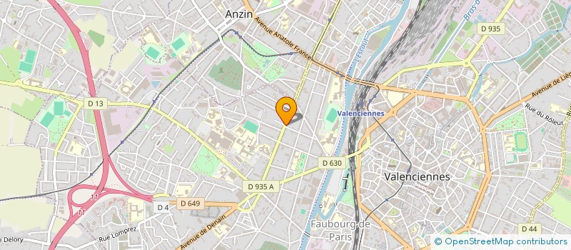 localisation de l'entreprise ASSOCIATION PROCOMED  VALENCIENNES