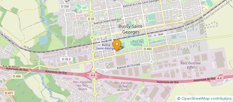 localisation de l'entreprise ASSOCIATION PRODAL BORAN à BUSSY-SAINT-GEORGES