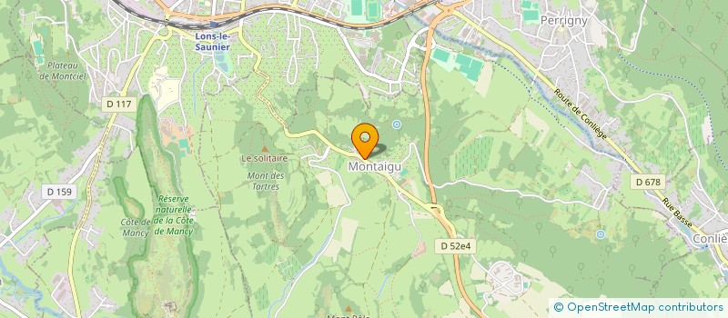 localisation de l'entreprise ASSOCIATION PRODUCTION DU CAPRICORNE  MONTAIGU