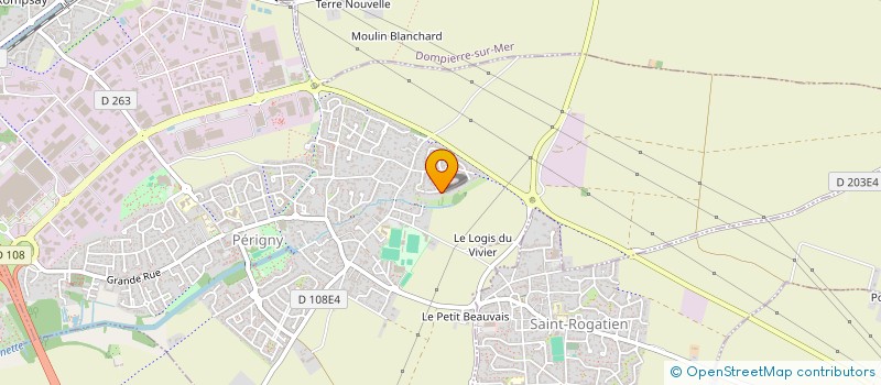 localisation de l'entreprise ASSOCIATION PROFESSIONNELLE DE L'UNION COMPAGNONNIQUE DES COMPAGNONS DU TOUR DE FRANCE DES DEVOIRS UNIS DE SURGERES ET D  PERIGNY