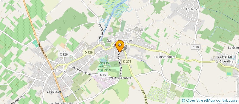 localisation de l'entreprise ASSOCIATION PROFESSIONNELLE DE SANTE DE L'ILE D'OLERON NORD  SAINT GEORGES D'OLERON