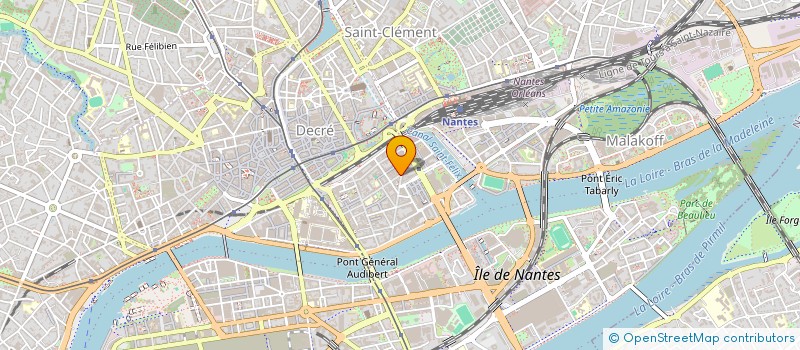 localisation de l'entreprise ASSOCIATION PROGEST à NANTES