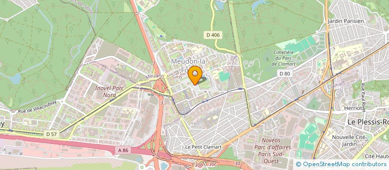 localisation de l'entreprise ASSOCIATION PROGRESS  MEUDON