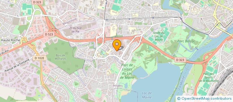 localisation de l'entreprise ASSOCIATION PROJECT à ANGERS