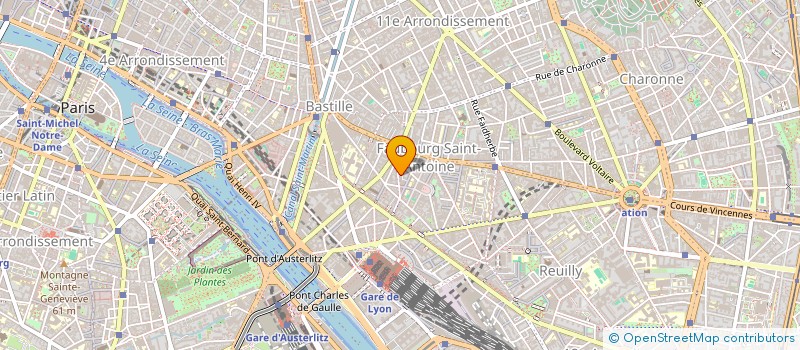 localisation de l'entreprise ASSOCIATION PROJET ALADIN  PARIS