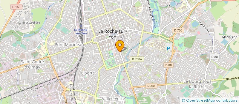 localisation de l'entreprise ASSOCIATION PROJETS à LA ROCHE-SUR-YON