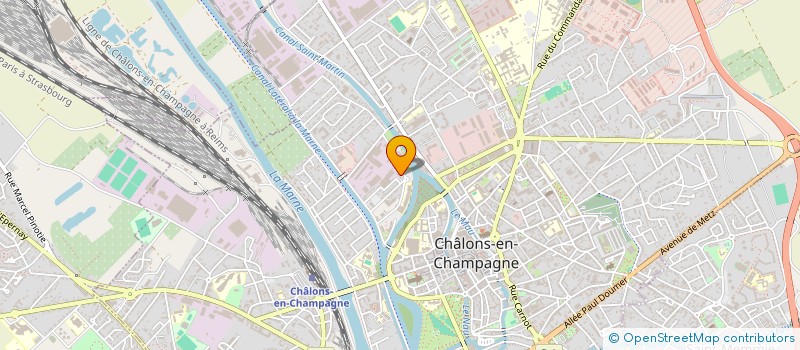 localisation de l'entreprise ASSOCIATION PROJETS CARRIERES SOCIALES  CHALONS-EN-CHAMPAGNE