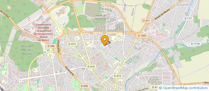 localisation de l'entreprise ASSOCIATION PROJETS ET AVENIR à MELUN