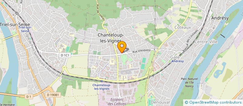 localisation de l'entreprise ASSOCIATION PROMEVIL  CHANTELOUP-LES-VIGNES