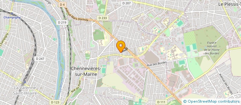 localisation de l'entreprise ASSOCIATION PROMODIXIE à CHENNEVIERES-SUR-MARNE