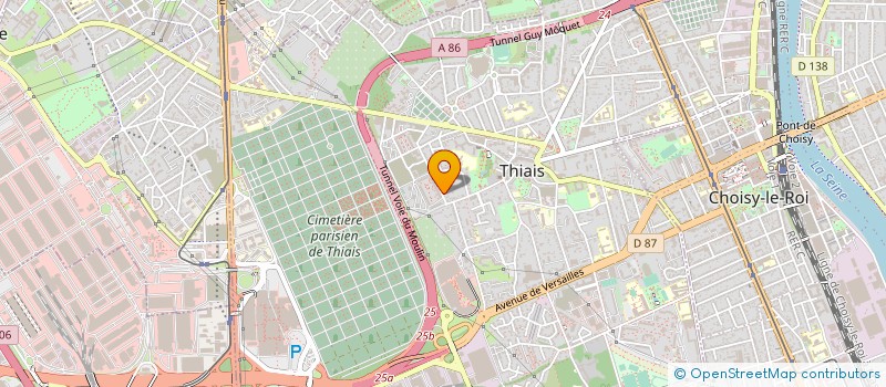 localisation de l'entreprise ASSOCIATION PROMOLOISIRS à THIAIS
