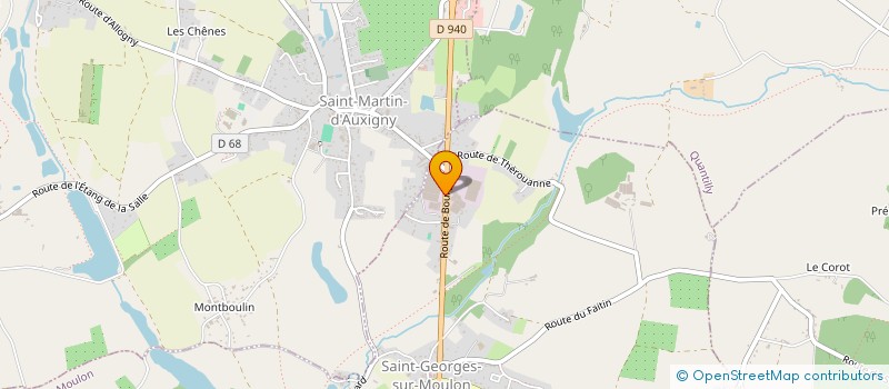 localisation de l'entreprise ASSOCIATION PROMOPOM 18  SAINT-GEORGES-SUR-MOULON