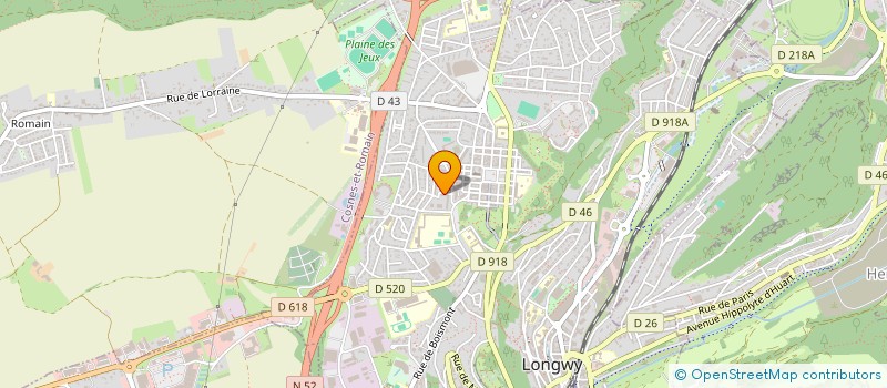 localisation de l'entreprise ASSOCIATION PROMOTION AUDIOVISUEL à LONGWY