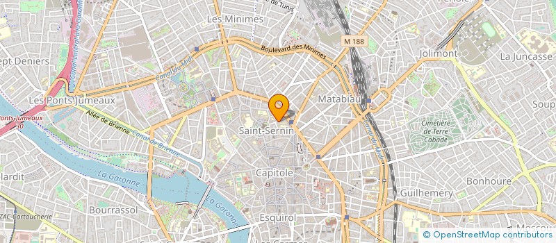 localisation de l'entreprise ASSOCIATION PROMOTION CINEMA A B C à TOULOUSE