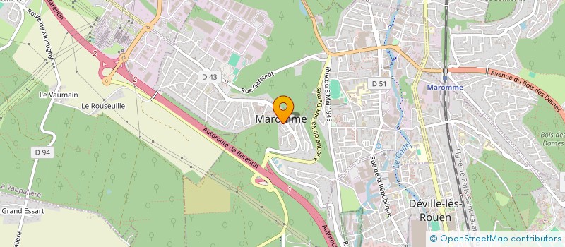 localisation de l'entreprise ASSOCIATION PROMOTION DE L'ART  MAROMME