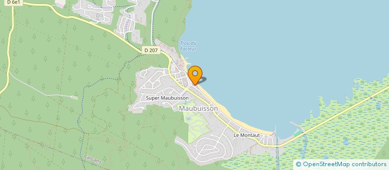 localisation de l'entreprise ASSOCIATION PROMOTION REGION NATURE  CARCANS