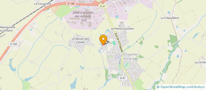 localisation de l'entreprise ASSOCIATION PROPULSE TRIATHLON  LES ACHARDS