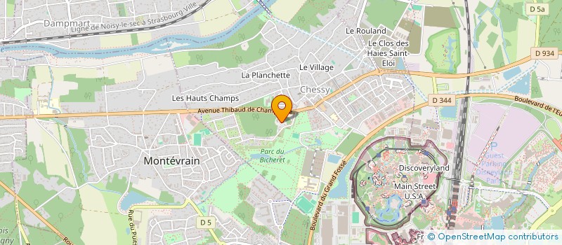 localisation de l'entreprise ASSOCIATION PROTECTION DES LIEUX DESAFFECTES  CHESSY