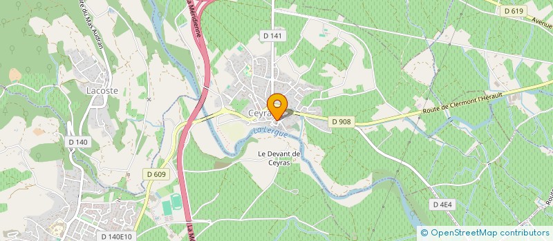 localisation de l'entreprise ASSOCIATION PROTECTION NATURE DES HAUTS CANTONS  MERIFONS