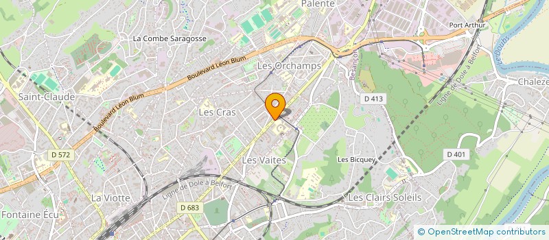 localisation de l'entreprise ASSOCIATION PROTESTANTE D'ACTION SOCIALE à BESANCON
