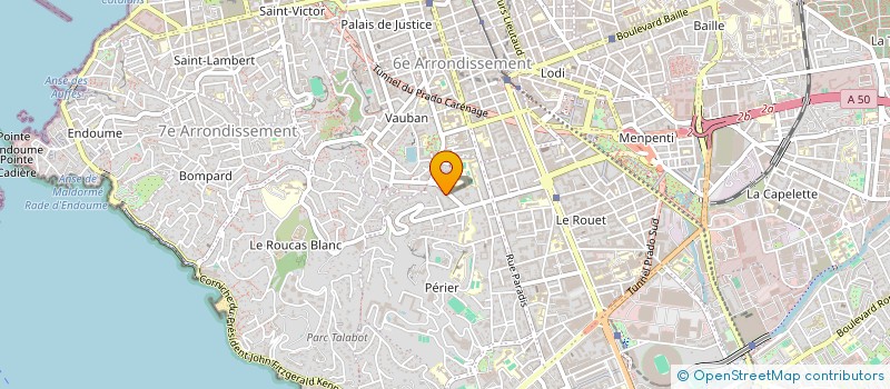 localisation de l'entreprise ASSOCIATION PROVENCALE DE FORMATION à MARSEILLE