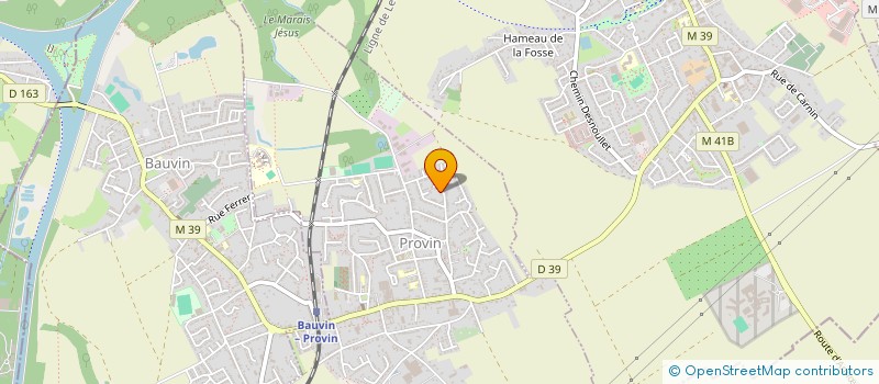 localisation de l'entreprise ASSOCIATION PROVIN ESPACE JEUNES  PROVIN