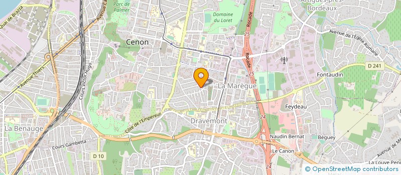 localisation de l'entreprise ASSOCIATION PSIDIA ANTIOCHEIA YALVAC à CENON