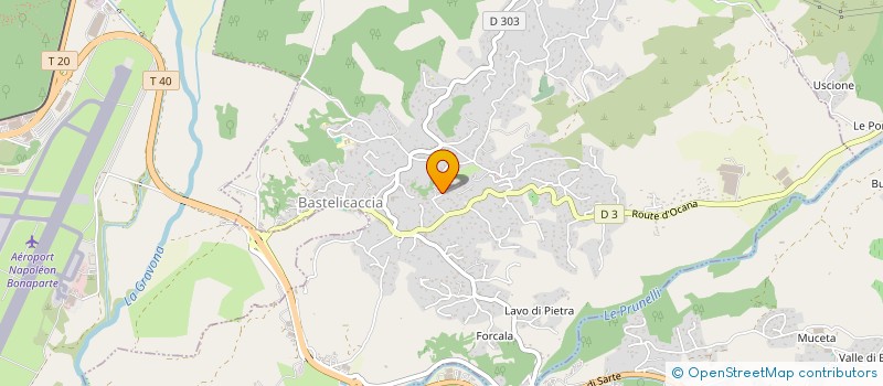 localisation de l'entreprise ASSOCIATION PSYCHANALYTIQUE DE CORSE à BASTELICACCIA