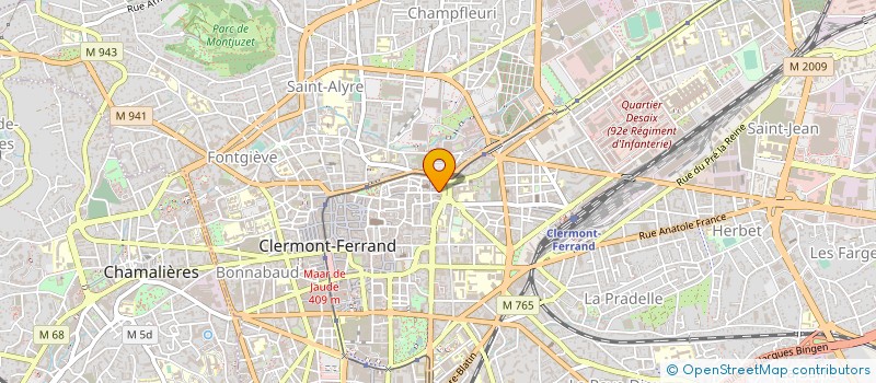 localisation de l'entreprise ASSOCIATION PUBLI PORT  CLERMONT-FERRAND