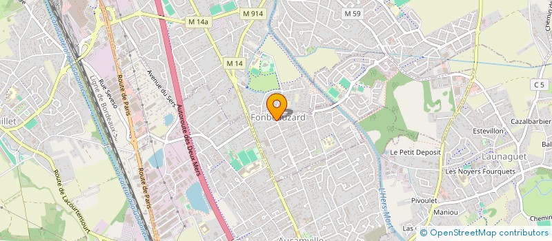 localisation de l'entreprise ASSOCIATION PUCCINI 2000  FONBEAUZARD