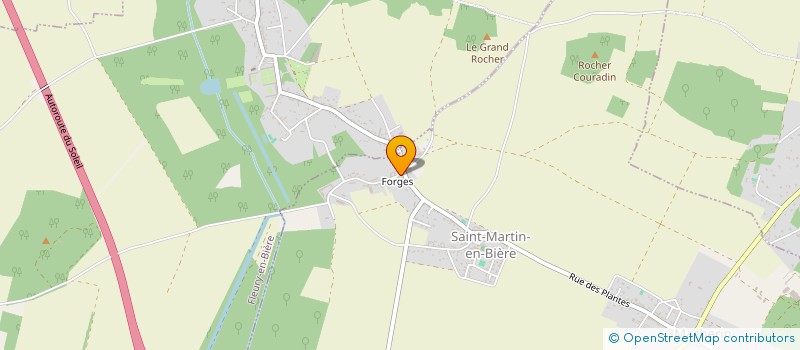 localisation de l'entreprise ASSOCIATION PULSATION DANSE JAZZ  SAINT-MARTIN-EN-BIERE