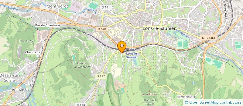 localisation de l'entreprise ASSOCIATION PUPILLES ENSEIGNEMENT PUBLIC  LONS-LE-SAUNIER