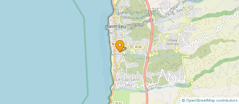 localisation de l'entreprise ASSOCIATION PURAVIDA !  SAINT-LEU